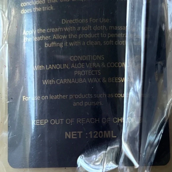 Leather Conditioner - Black and Yellow - Picture 3 of 4